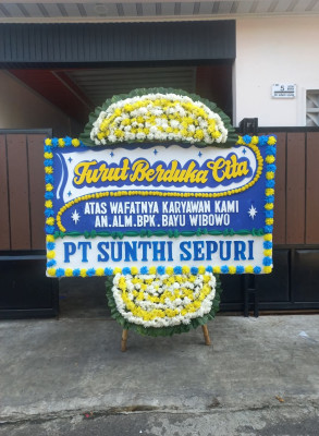 Papan Bunga Duka di Sei Kera Hilir Ii