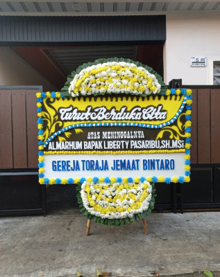 Papan Bunga Duka di Sei Kera Hilir Ii